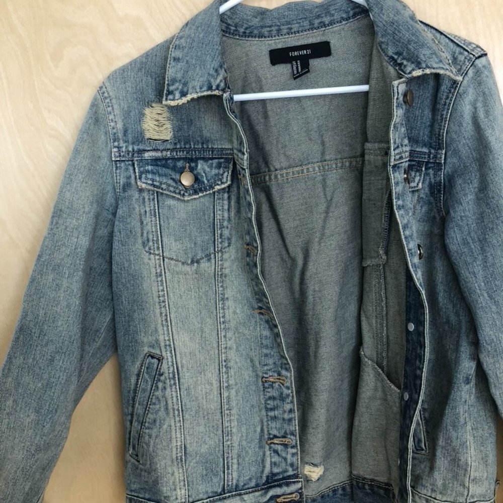 Acid Wash Denim Jacket